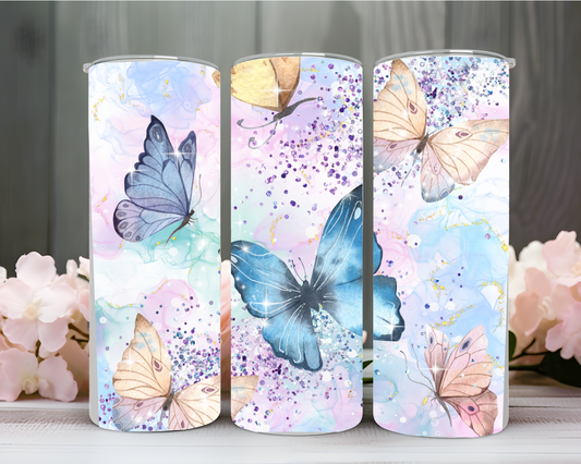Butterfly Rainbow Thermobecher