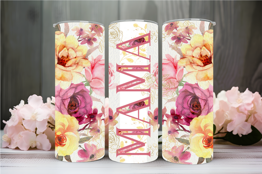 Mom Flower Thermobecher