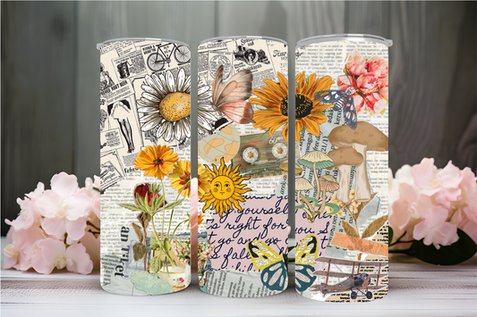 Vintage Paper Thermobecher