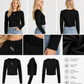 LNY Longsleeve Short schwarz