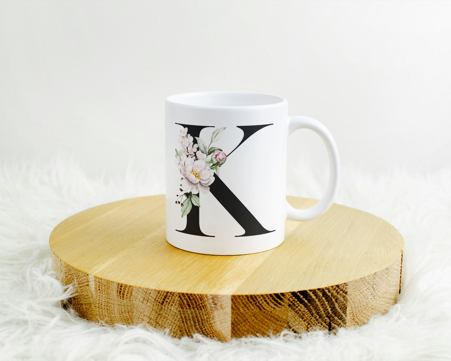 Flower Letter Tasse