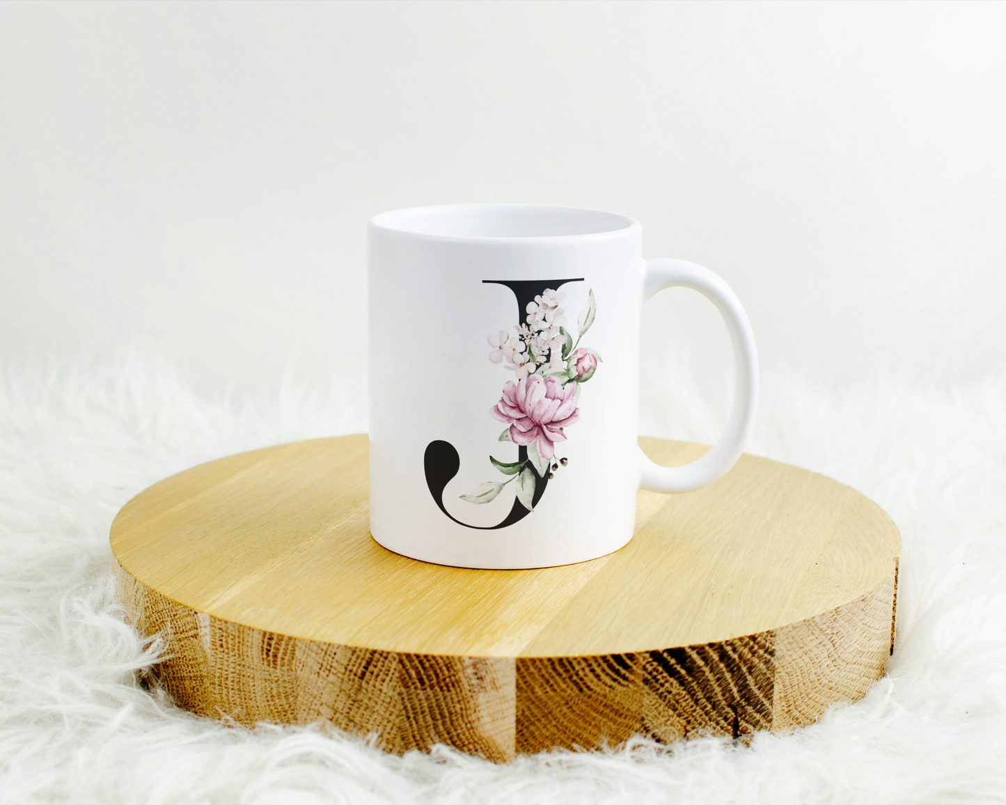 Flower Letter Tasse
