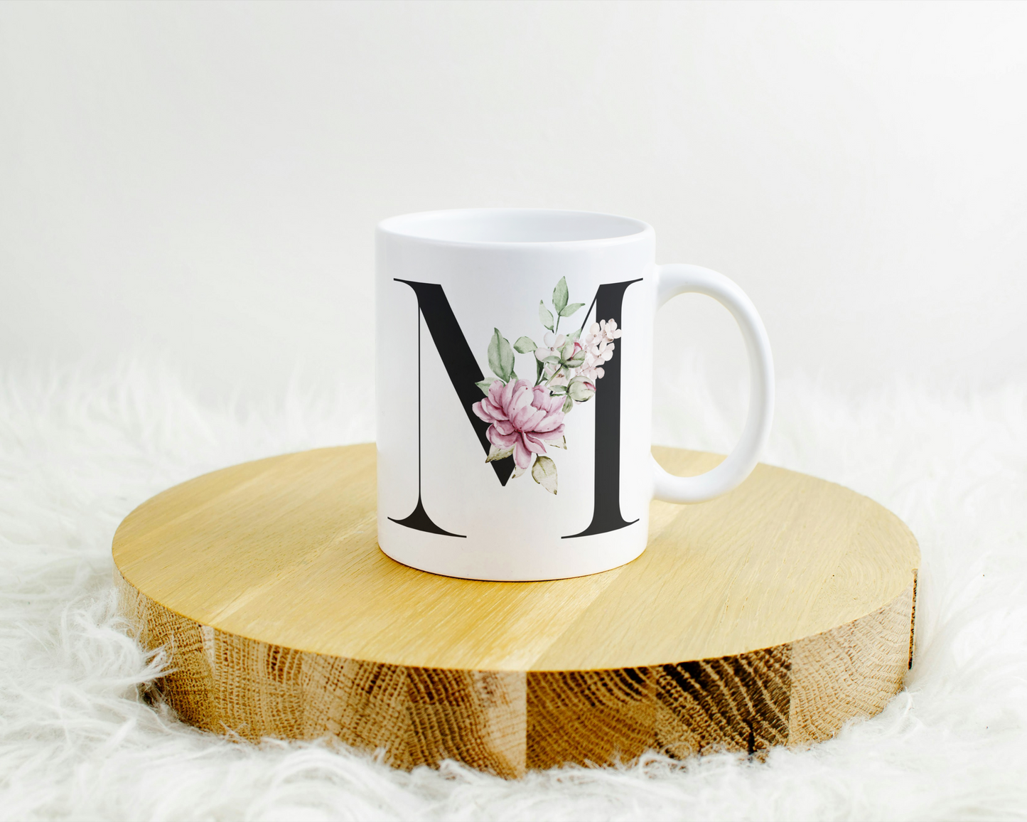 Flower Letter Tasse