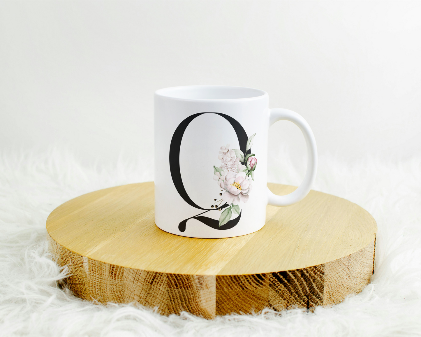 Flower Letter Tasse