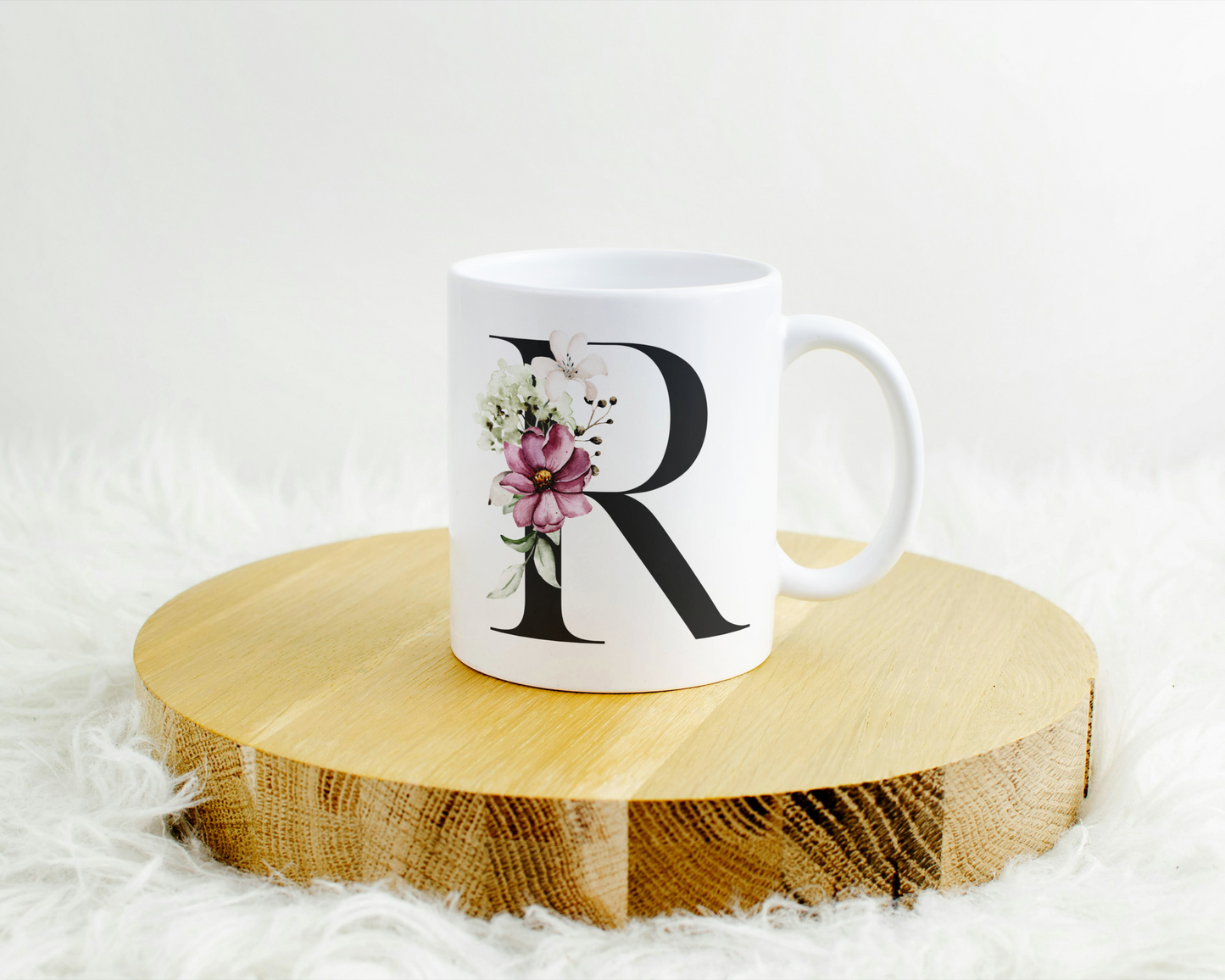 Flower Letter Tasse