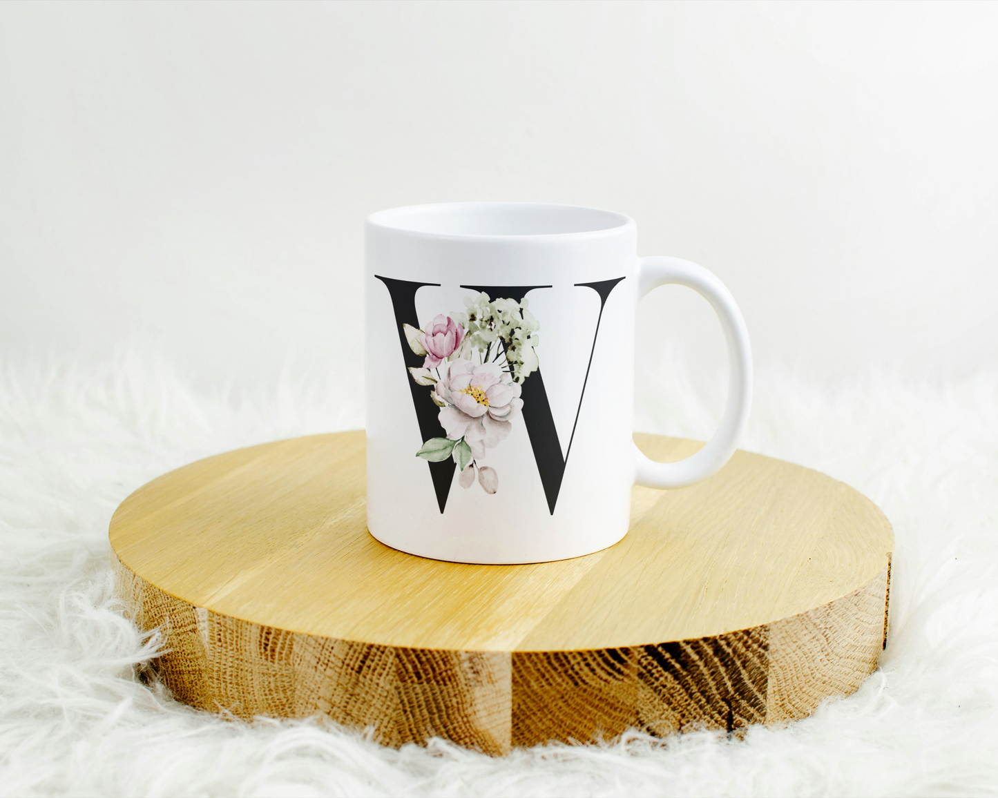 Flower Letter Tasse