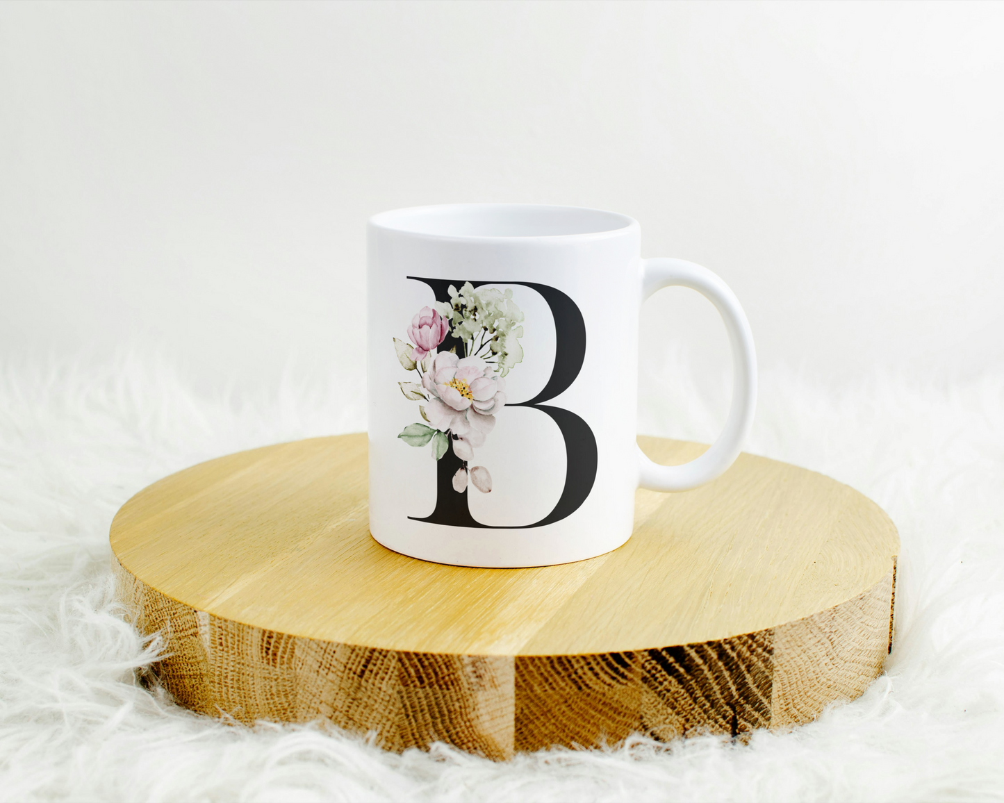 Flower Letter Tasse