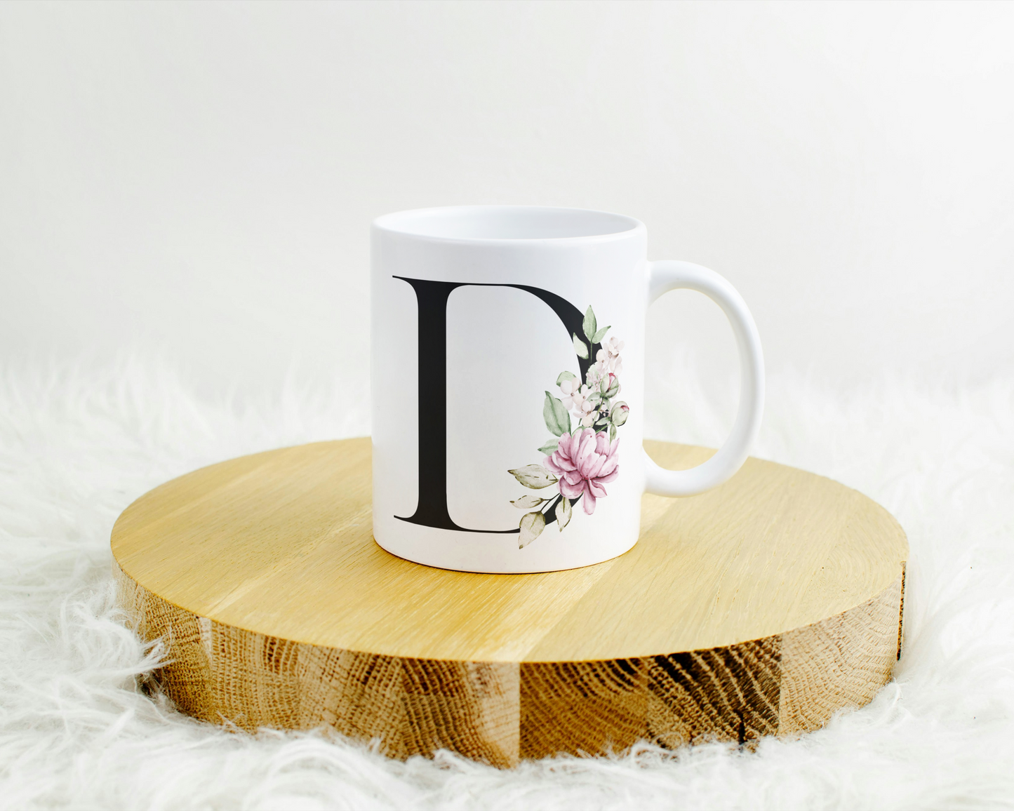 Flower Letter Tasse