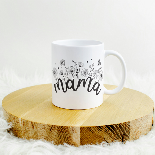 Mama Flower Tasse