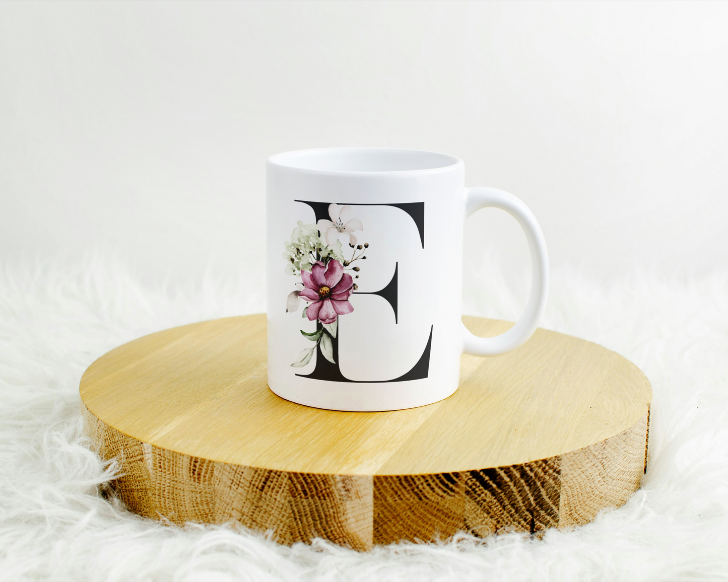 Flower Letter Tasse